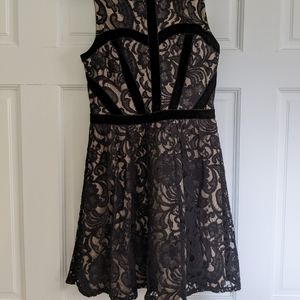 Lace and Velvet Dress